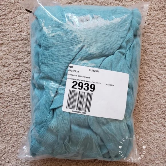 Free People NWT RARE Look Into the Sun Maxi Dress Endless Summer - Picture 2 of 3